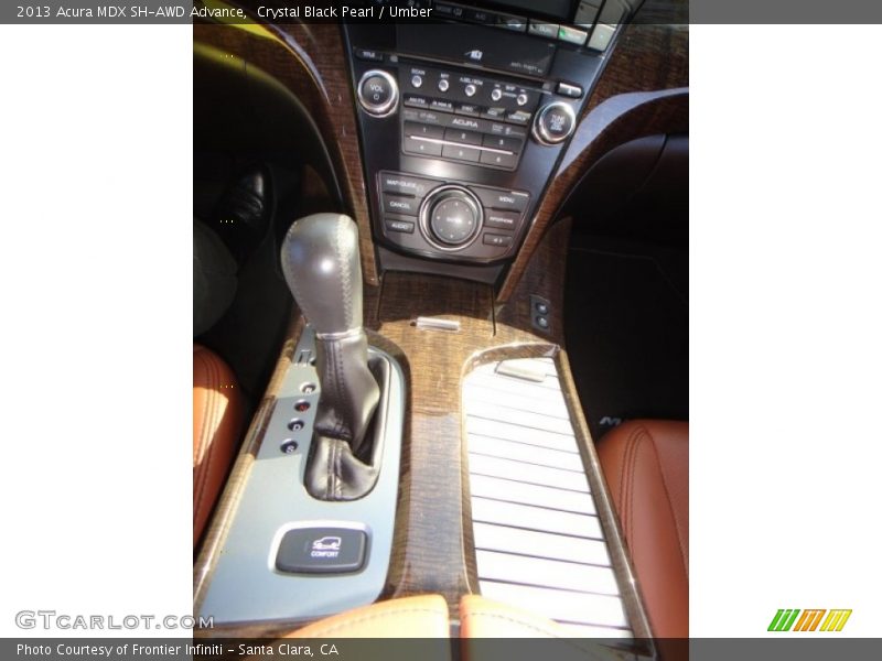 Crystal Black Pearl / Umber 2013 Acura MDX SH-AWD Advance