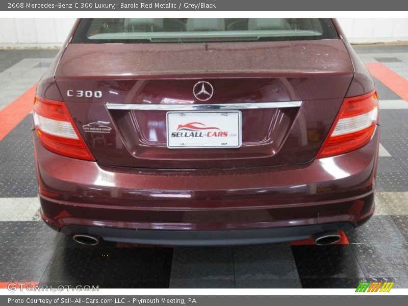 Barolo Red Metallic / Grey/Black 2008 Mercedes-Benz C 300 Luxury