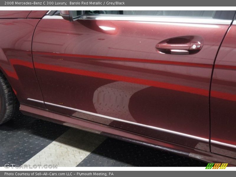 Barolo Red Metallic / Grey/Black 2008 Mercedes-Benz C 300 Luxury