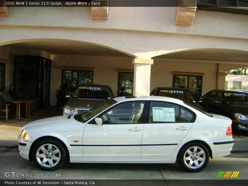 Alpine White / Sand 2000 BMW 3 Series 323i Sedan