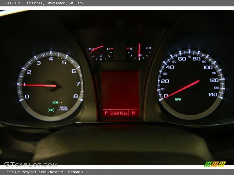Onyx Black / Jet Black 2012 GMC Terrain SLE