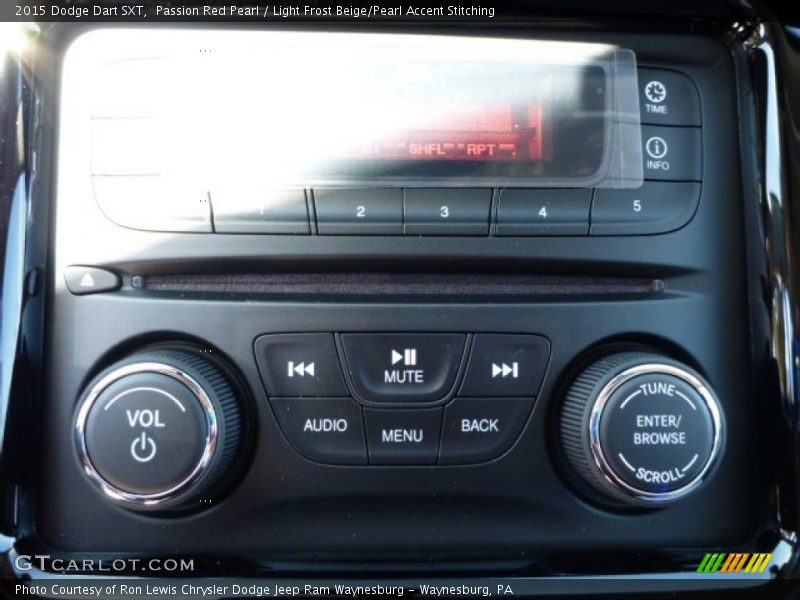 Passion Red Pearl / Light Frost Beige/Pearl Accent Stitching 2015 Dodge Dart SXT
