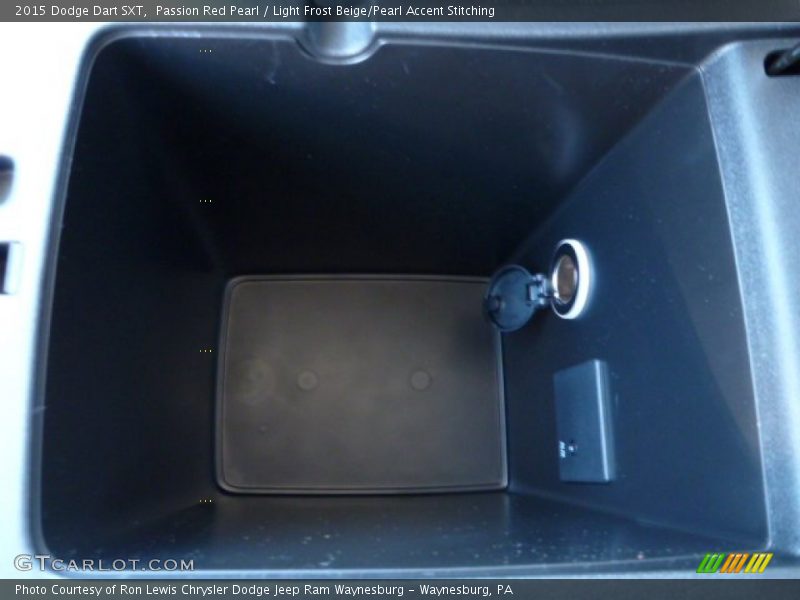 Passion Red Pearl / Light Frost Beige/Pearl Accent Stitching 2015 Dodge Dart SXT