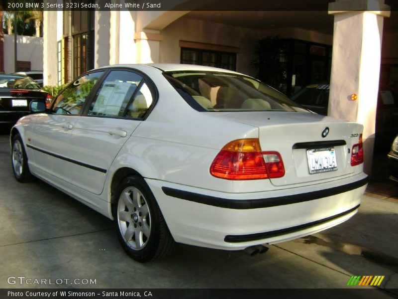 Alpine White / Sand 2000 BMW 3 Series 323i Sedan