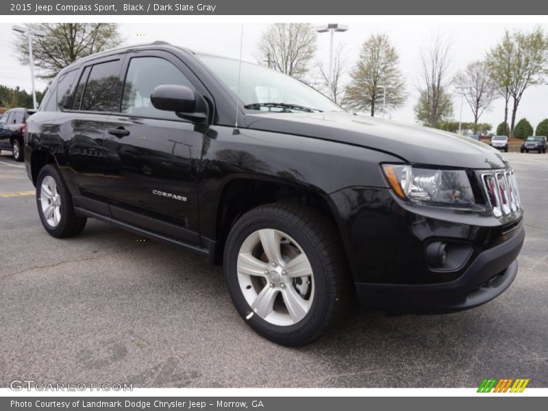 Black / Dark Slate Gray 2015 Jeep Compass Sport