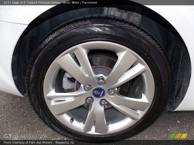Arctic White / Parchment 2011 Saab 9-5 Turbo4 Premium Sedan