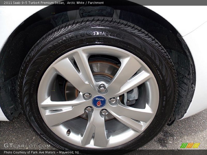 Arctic White / Parchment 2011 Saab 9-5 Turbo4 Premium Sedan