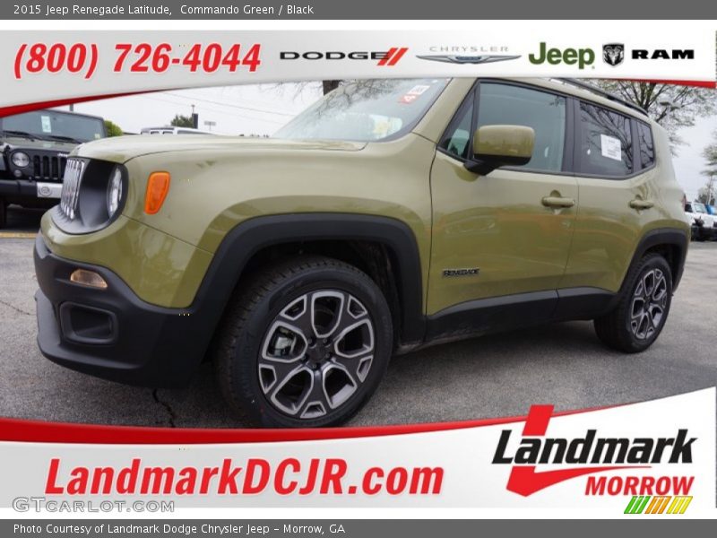 Commando Green / Black 2015 Jeep Renegade Latitude