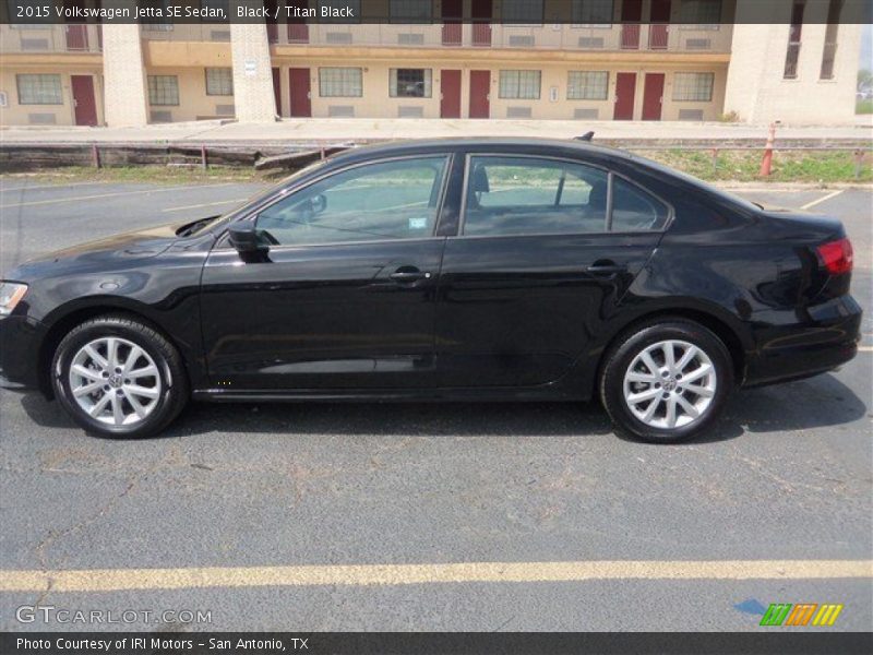 Black / Titan Black 2015 Volkswagen Jetta SE Sedan