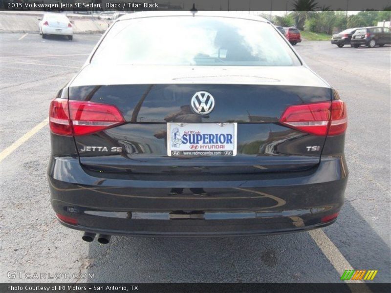 Black / Titan Black 2015 Volkswagen Jetta SE Sedan