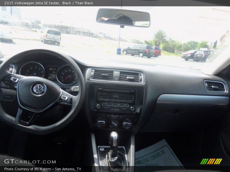 Black / Titan Black 2015 Volkswagen Jetta SE Sedan