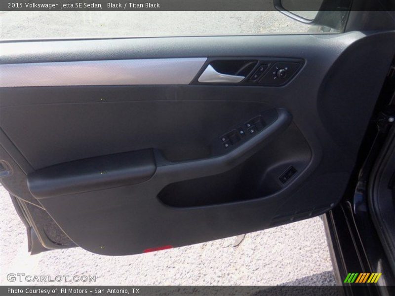 Black / Titan Black 2015 Volkswagen Jetta SE Sedan