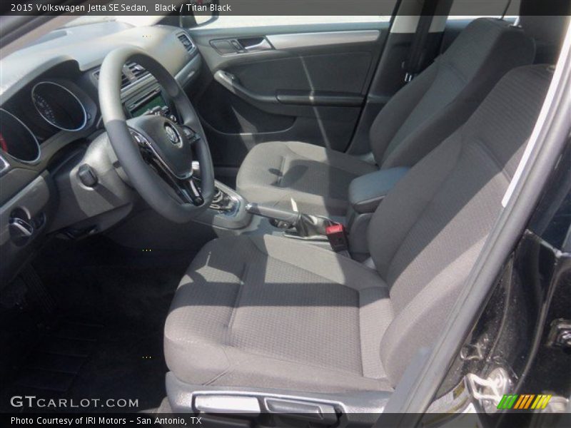 Black / Titan Black 2015 Volkswagen Jetta SE Sedan