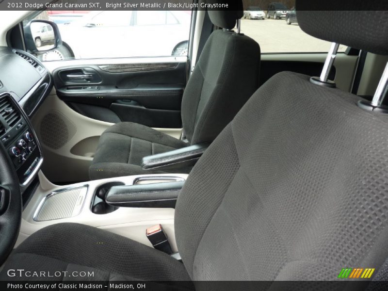 Bright Silver Metallic / Black/Light Graystone 2012 Dodge Grand Caravan SXT