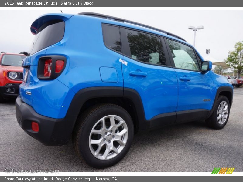 Sierra Blue / Black 2015 Jeep Renegade Latitude