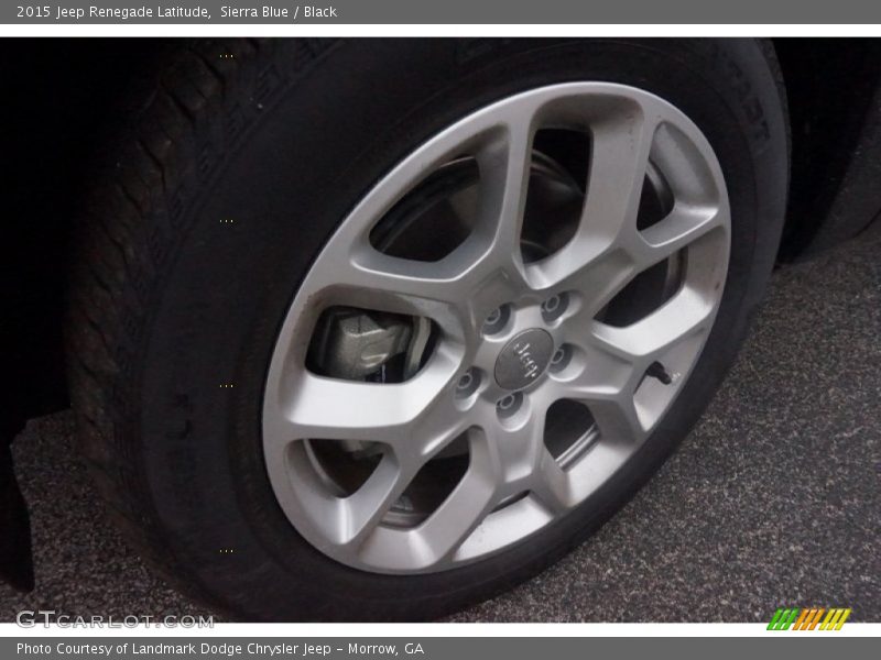 Sierra Blue / Black 2015 Jeep Renegade Latitude