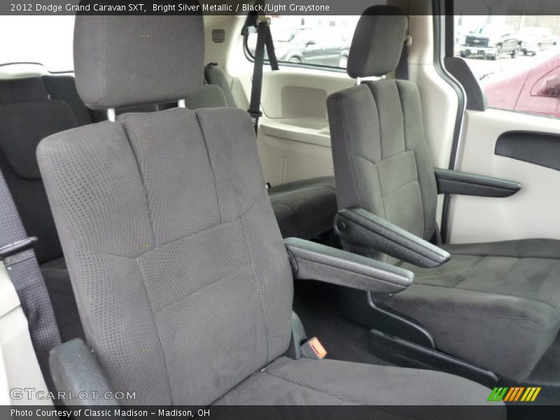 Bright Silver Metallic / Black/Light Graystone 2012 Dodge Grand Caravan SXT