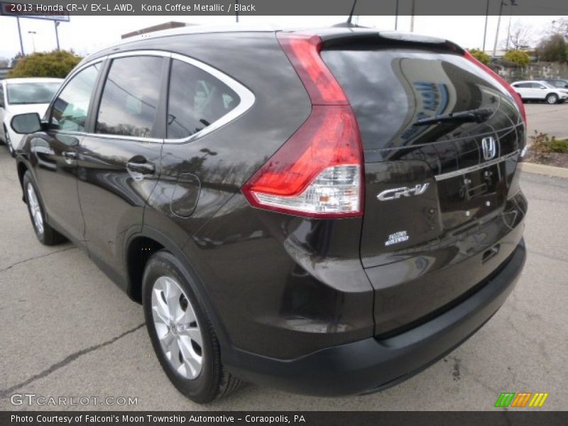 Kona Coffee Metallic / Black 2013 Honda CR-V EX-L AWD