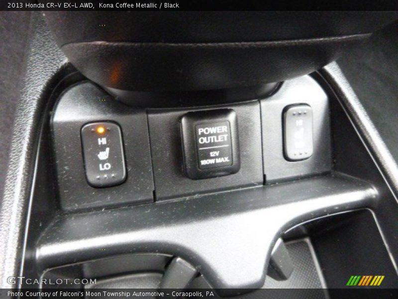 Kona Coffee Metallic / Black 2013 Honda CR-V EX-L AWD
