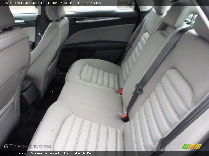 Rear Seat of 2015 Fusion Hybrid S