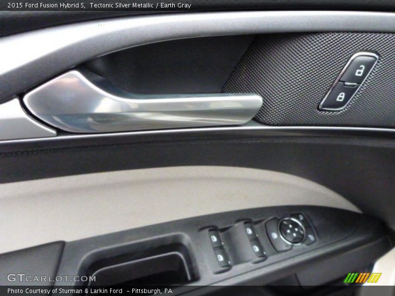 Tectonic Silver Metallic / Earth Gray 2015 Ford Fusion Hybrid S
