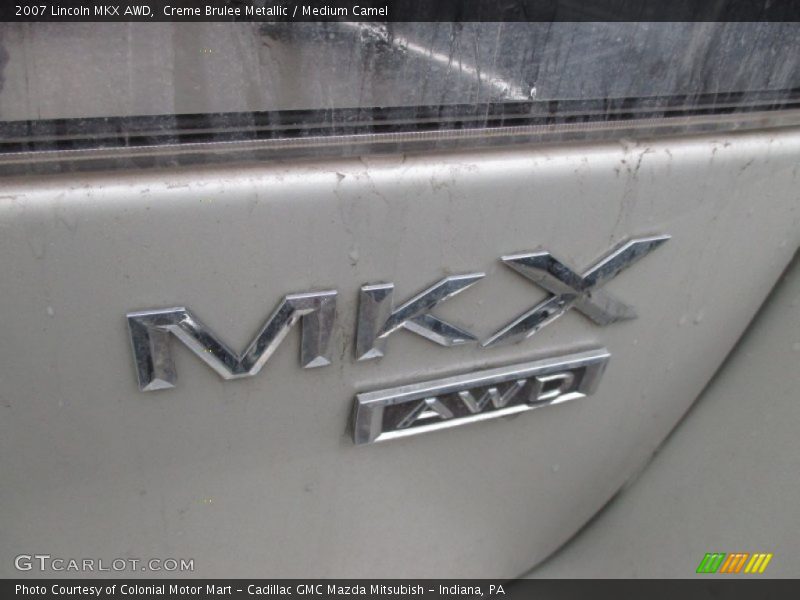 Creme Brulee Metallic / Medium Camel 2007 Lincoln MKX AWD