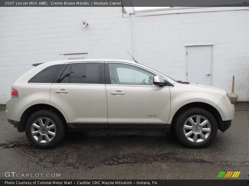 Creme Brulee Metallic / Medium Camel 2007 Lincoln MKX AWD