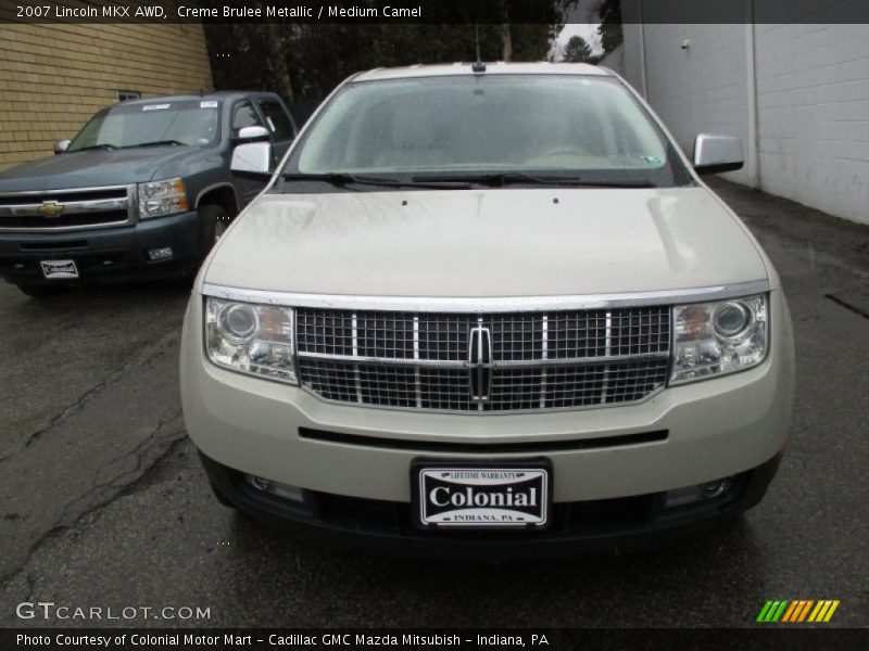 Creme Brulee Metallic / Medium Camel 2007 Lincoln MKX AWD