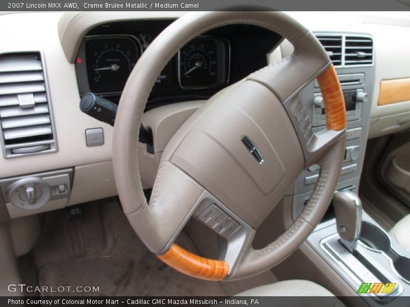Creme Brulee Metallic / Medium Camel 2007 Lincoln MKX AWD