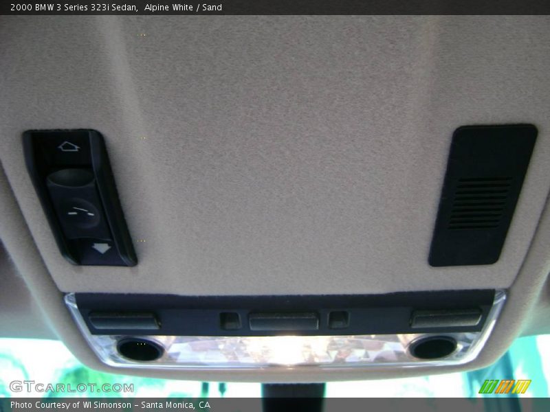 Alpine White / Sand 2000 BMW 3 Series 323i Sedan