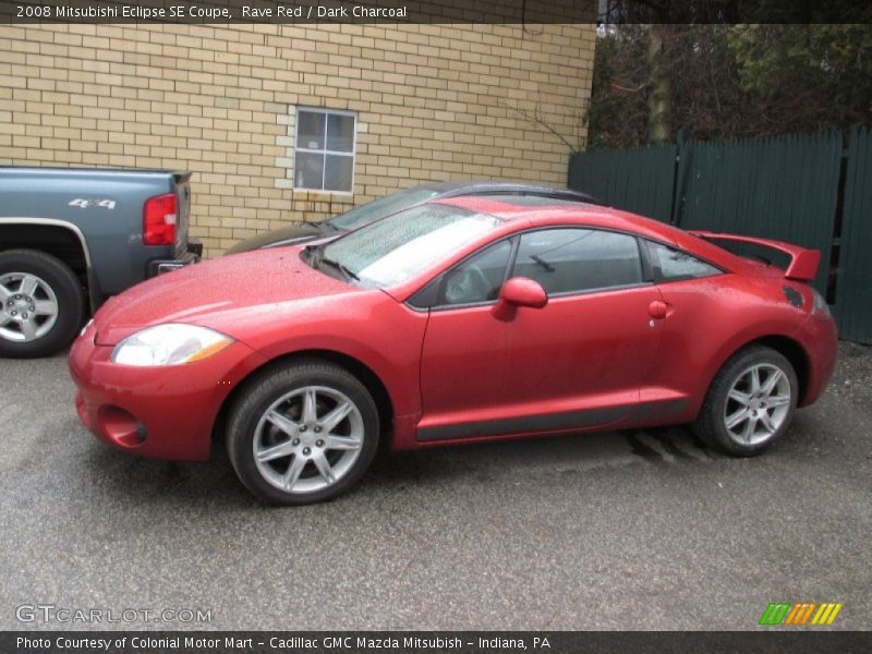 Rave Red / Dark Charcoal 2008 Mitsubishi Eclipse SE Coupe