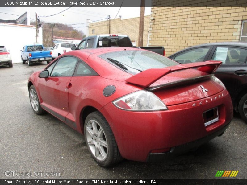 Rave Red / Dark Charcoal 2008 Mitsubishi Eclipse SE Coupe