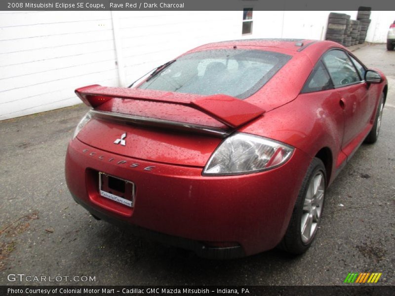 Rave Red / Dark Charcoal 2008 Mitsubishi Eclipse SE Coupe