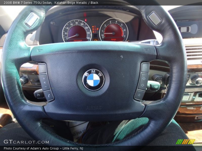 Kalahari Beige Metallic / Black 2008 BMW 7 Series 750Li Sedan