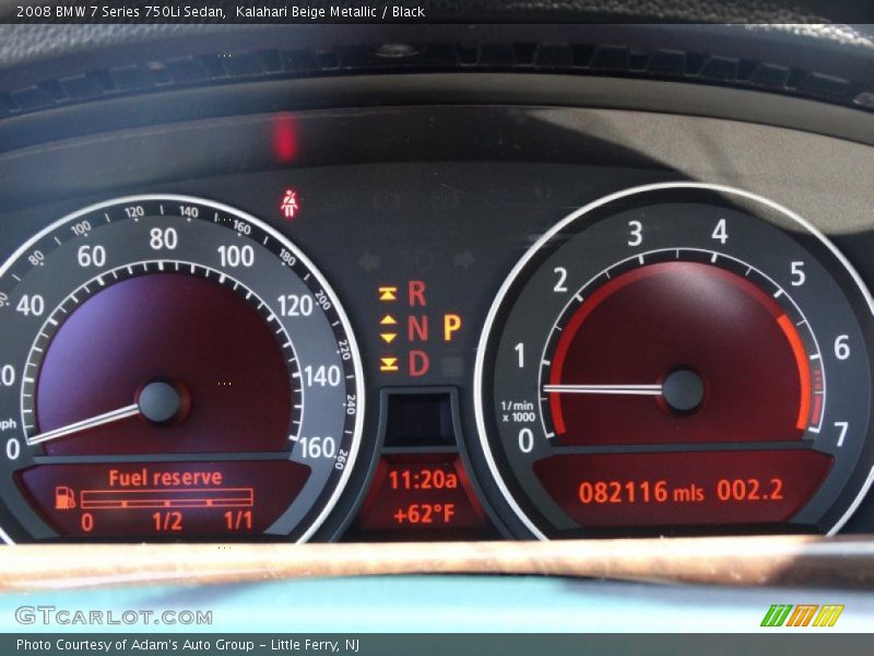 Kalahari Beige Metallic / Black 2008 BMW 7 Series 750Li Sedan