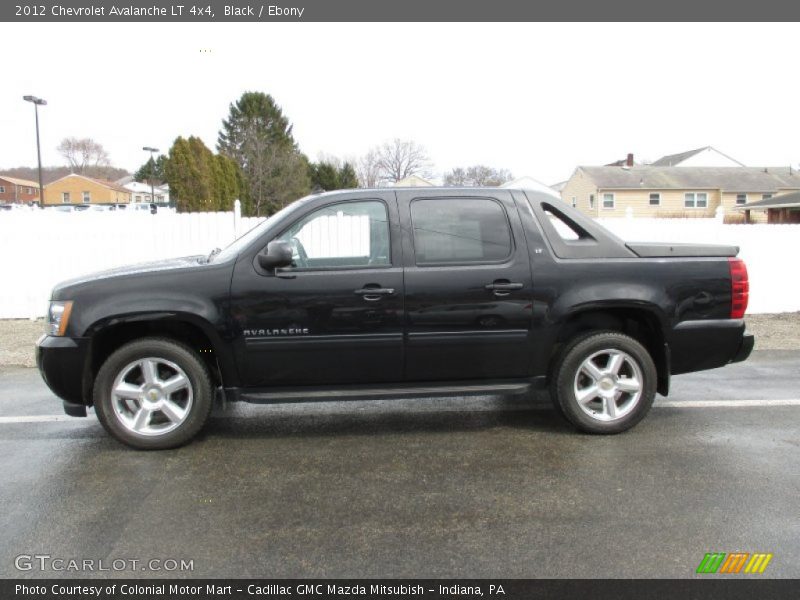 Black / Ebony 2012 Chevrolet Avalanche LT 4x4