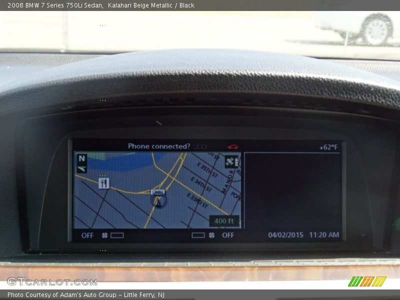 Kalahari Beige Metallic / Black 2008 BMW 7 Series 750Li Sedan