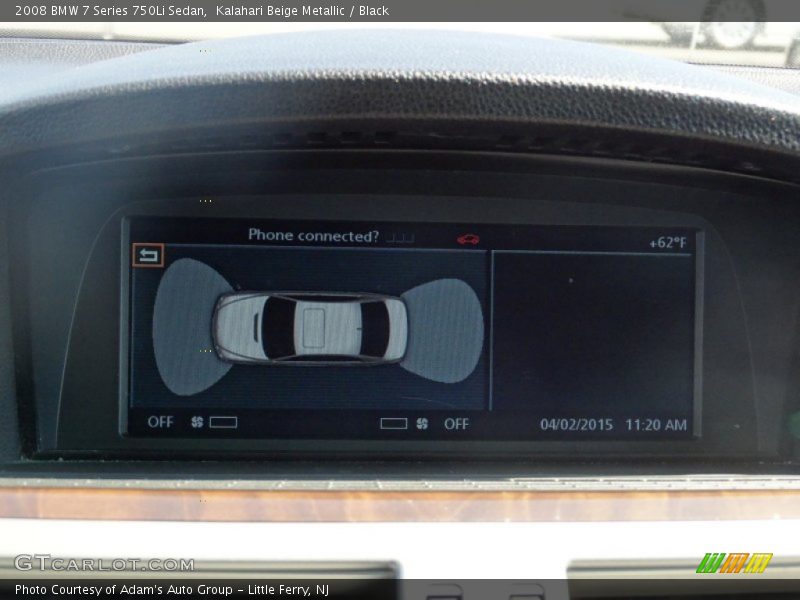 Kalahari Beige Metallic / Black 2008 BMW 7 Series 750Li Sedan