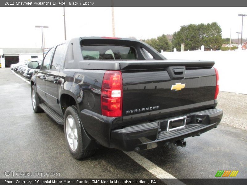 Black / Ebony 2012 Chevrolet Avalanche LT 4x4