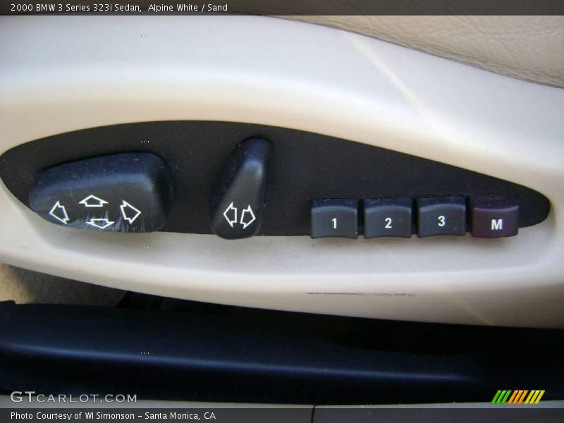Alpine White / Sand 2000 BMW 3 Series 323i Sedan