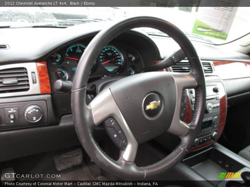 Black / Ebony 2012 Chevrolet Avalanche LT 4x4