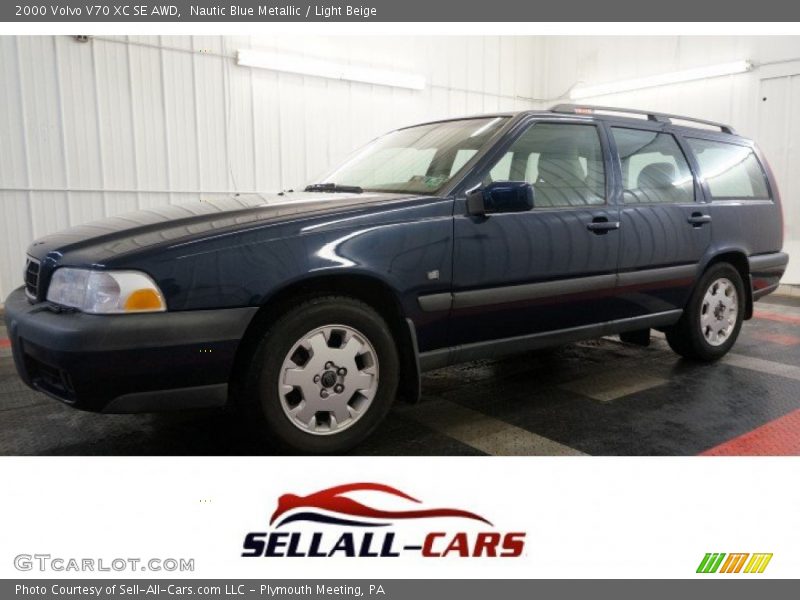 Nautic Blue Metallic / Light Beige 2000 Volvo V70 XC SE AWD