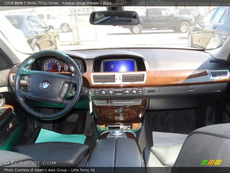 Kalahari Beige Metallic / Black 2008 BMW 7 Series 750Li Sedan