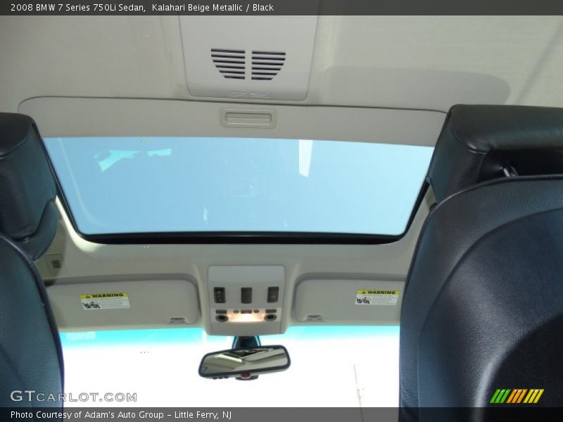 Kalahari Beige Metallic / Black 2008 BMW 7 Series 750Li Sedan