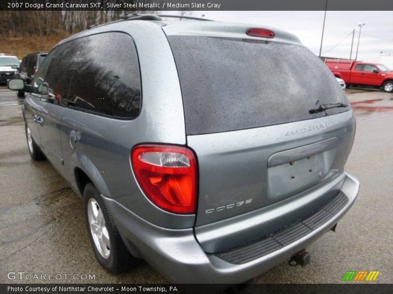 Silver Steel Metallic / Medium Slate Gray 2007 Dodge Grand Caravan SXT