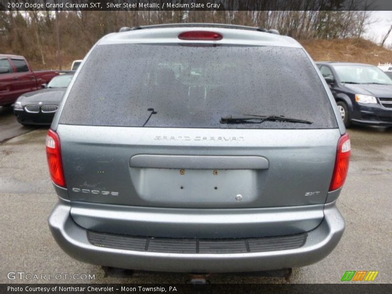 Silver Steel Metallic / Medium Slate Gray 2007 Dodge Grand Caravan SXT