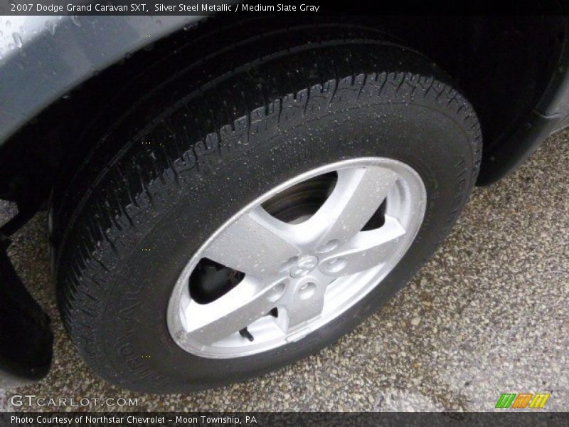 Silver Steel Metallic / Medium Slate Gray 2007 Dodge Grand Caravan SXT