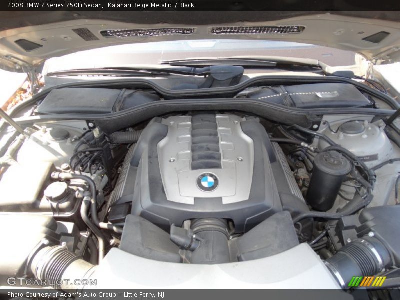 Kalahari Beige Metallic / Black 2008 BMW 7 Series 750Li Sedan