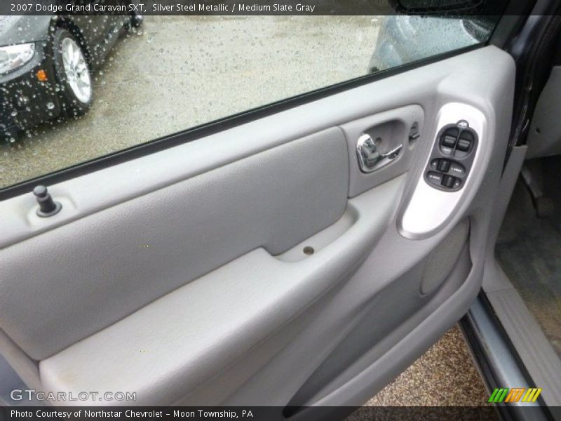 Silver Steel Metallic / Medium Slate Gray 2007 Dodge Grand Caravan SXT