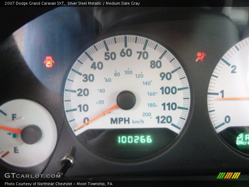 Silver Steel Metallic / Medium Slate Gray 2007 Dodge Grand Caravan SXT